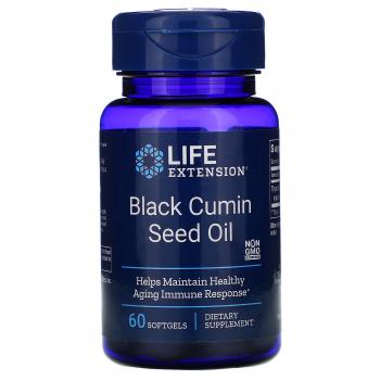 Life Extension Black Cumin Seed Oil (Масло семян черного тмина) 60 капсул