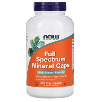 NOW Full Spectrum Mineral Caps (Капсулы с мультиминералами) 240 капсул