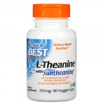 Doctor's Best L-Theanine (L-теанин) with Suntheanine 150 мг 90 капсул