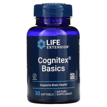 Life Extension Cognitex® Basics (Добавка для здоровья мозга) 30 гелевых капсул срок годности 03/2023