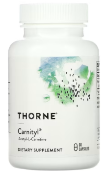 Thorne Research Carnityl (ацетил-L-карнитин) 60 капсул