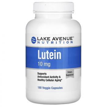 Lake Avenue Nutrition Lutein (Лютеин) 10 мг 180 капсул