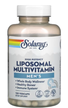 Solaray Liposomal Multivitamin Men's (Высокоэффективные липосомальные поливитамины для мужчин) 120 капсул