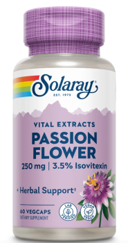 Solaray Guaranteed Potency Passion Flower Aerial Extract (Экстракт пассифлоры) 250 мг 60 капсул