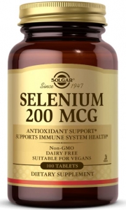 Solgar Selenium (Селен) 200 мкг 100 таблеток.