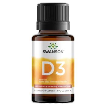 Swanson Vitamin D3 Bone and Immune Health (Жидкие капли витамина D3) 29,6 мл