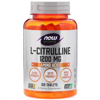 NOW L-Citrulline (L-Цитрулин) 1200 мг 120 таблеток