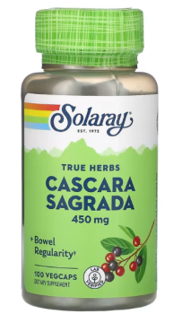Solaray Cascara Sagrada Bark (нормализация работы кишечника) 450 мг 100 капсул