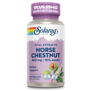 Solaray Guaranteed Potency Horse Chestnut Seed Extract (Экстракт семян конского каштана) 400 мг 60 капсул