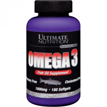 Ultimate Nutrition Omega 3 (Омега 3) 1000 мг 180 капсул
