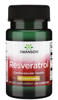 Swanson Resveratrol (Ресвератрол) 100 мг 30 капсул