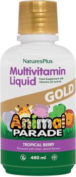 NaturesPlus Animal Parade Gold Детский жидкий мультивитамин 480 мл (16 OZ)