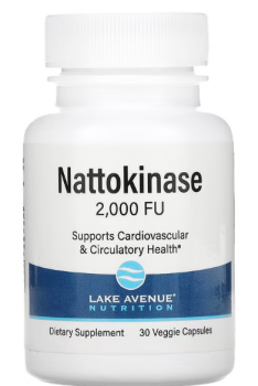 Lake Avenue Nutrition Nattokinase Proteolytic Enzyme (Наттокиназа протеолитический фермент) 2000FU 30 капсул