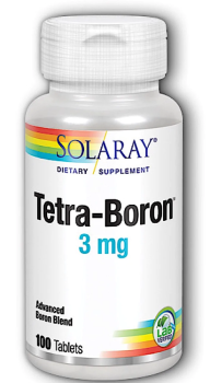 Solaray Tetra Boron (Тетра Бор) 3 мг 100 таблеток