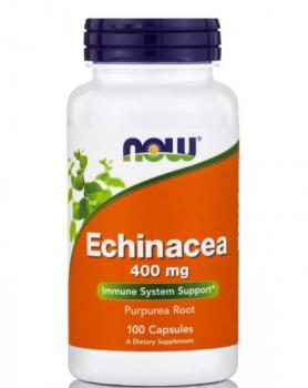 NOW Echinacea Purpurea Root (Эхинацея) 400 мг 100 вег. капсул