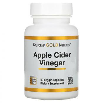California Gold Nutrition Apple Cider Vinegar (яблочный уксус) 60 капсул