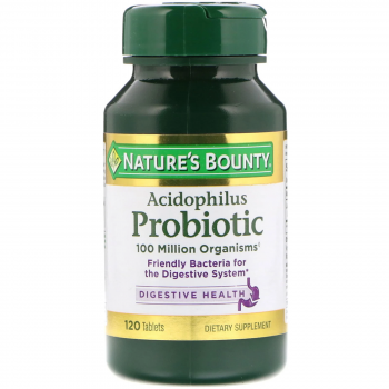 Nature's Bounty Acidophilus Probiotic (Пробиотик ацидофилус) 120 таблеток