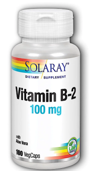Solaray B-2 (Рибофлавин) 100 мг 100 вег капсул