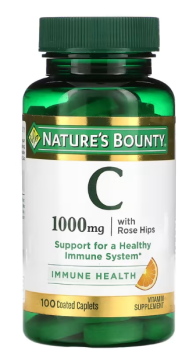 Nature's Bounty Vitamin C with Rose Hips (Витамин С с шиповником) 1000 мг 100 капсул