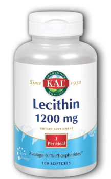 KAL Lecithin (Лецитин) 1200 мг 100 гелевых капсул