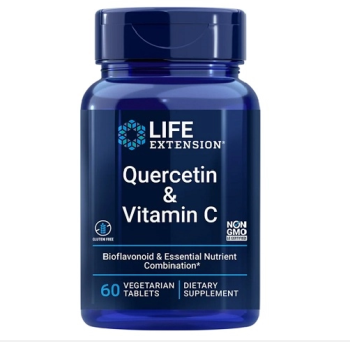 Life Extension Quercetin & Vitamin C 60 таблеток (срок годности 03/2023)