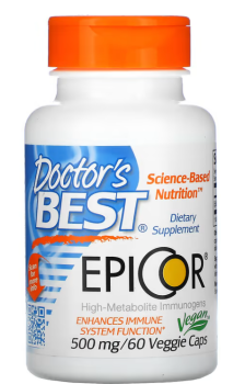 Doctor's Best Epicor 500 мг 60 вегетарианских капсул