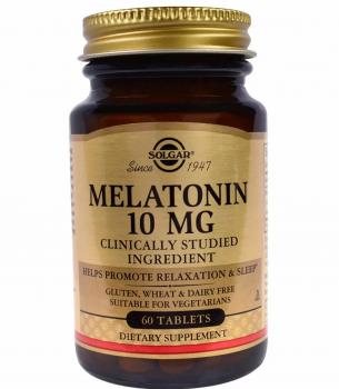 Solgar Melatonin (Мелатонин) 10 мг 60 таблеток, 06/24