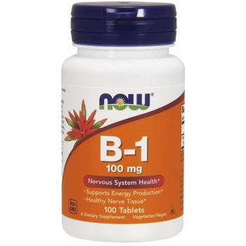 NOW Vitamin B-1 (Витамин B-1) 100 мг 100 таблеток