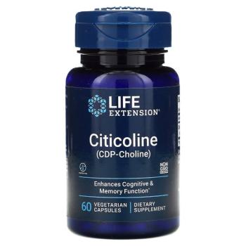 Life Extension Cognizin капсулы с CDP-холином 250 мг 60 капсул
