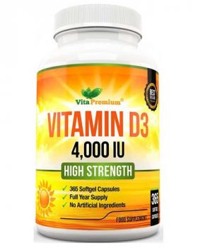 VitaPremium Vitamin D 4000 ME Maximum Strenght 365 капсул