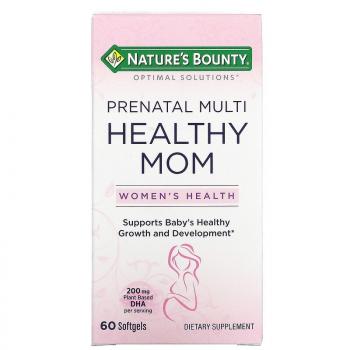 Nature's Bounty Optimal Solutions Healthy Mom (мультивитамины для беременных) 60 капсул