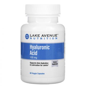 Lake Avenue Nutrition Hyaluronic Acid (гиалуроновая кислота) 100 мг 60 капсул
