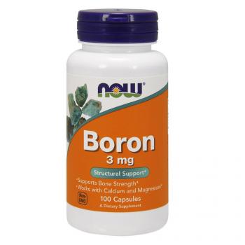 NOW Boron (Бор) 3 мг 100 капсул