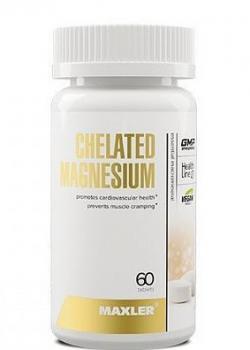 Maxler Chelated Magnesium (Bisglycinate Chelate form) (Хелатный магний бисглицинат) 60 таблеток