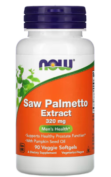 NOW Saw Palmetto Extract Men's Health (Экстракт пальмы сереноа мужское здоровье) 320 мг 90 вег гелевых капсул