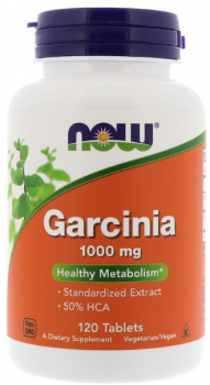 NOW Garcinia (Гарциния) 1000 мг 120 таблеток