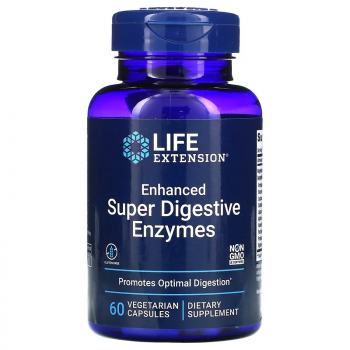 Life Extension Enhanced Super Digestive Enzymes (усовершенствованная суперсмесь пищеварительных ферментов) 60 вег. капсул