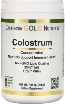California Gold Nutrition Colostrum (Концентрированное молозиво в порошке) 200 г