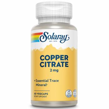 Solaray Biocitrate Copper (Биоцитрат меди) 2 мг 60 капсул