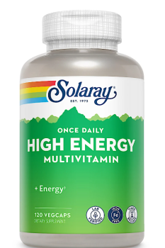 Solaray Once Daily High Energy Multiple Iron Free (Мультивитамины один раз в день без железа) 60 капсул