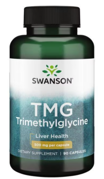 Swanson TMG Trimethylglycine (триметилглицин) 500 мг 90 капсул