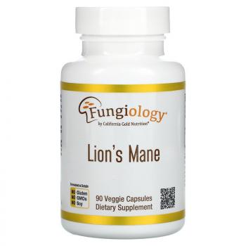 California Gold Nutrition Lion's Mane (ежовик гребенчатый) 90 капсул