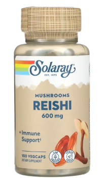 Solaray Reishi Mushrooms (Грибы рейши) 600 мг 100 капсул
