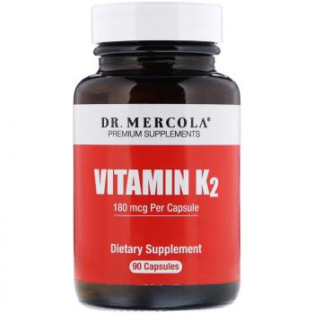 Dr. Mercola Vitamin K2 (Витамин K2) 180 мкг 90 капсул срок годности 03.2023