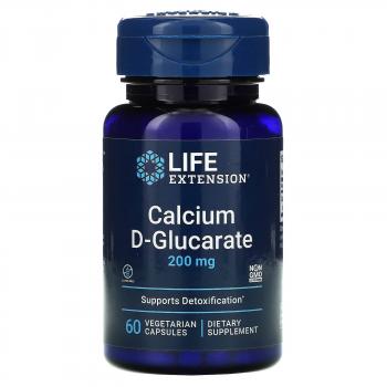 Life Extension Calcium D-Glucarate (D-глюкарат кальция) 200 мг 60 капсул