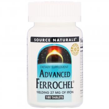 Source Naturals Advanced Ferrochel (Комплекс с Железом)180 таблеток