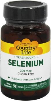 Country Life Selenium (Селен) 200 мкг 90 таблеток