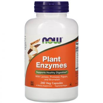 Now Foods Plant Enzymes (Ферменты растительного происхождения) 240 капсул