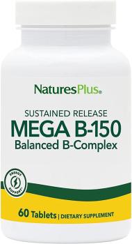 NaturesPlus Mega B-150 Complex Sustained Release 60 таблеток