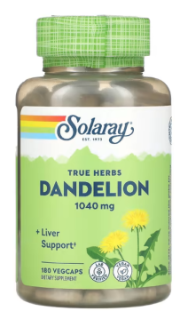 Solaray Dandelion Root (Корень Одуванчика) 520 мг 180 капсул